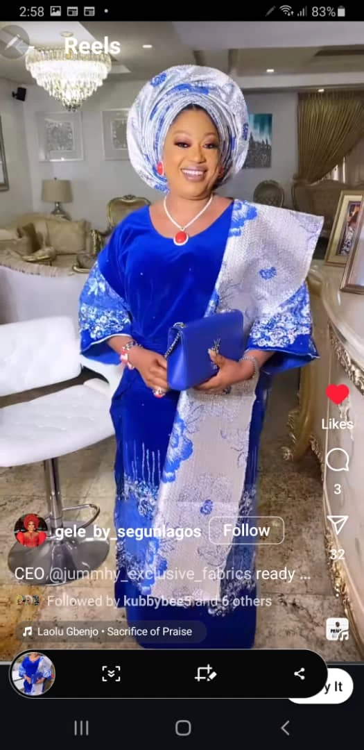 Gele - Rose Blue