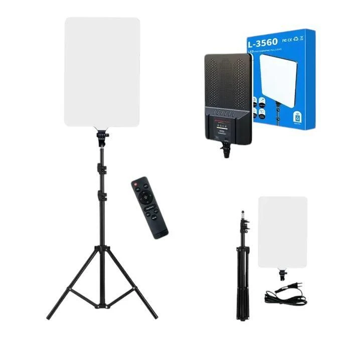 LED Panel Light L-3560 Video Light Photography Fill Light Dimmable 3200-5700K
