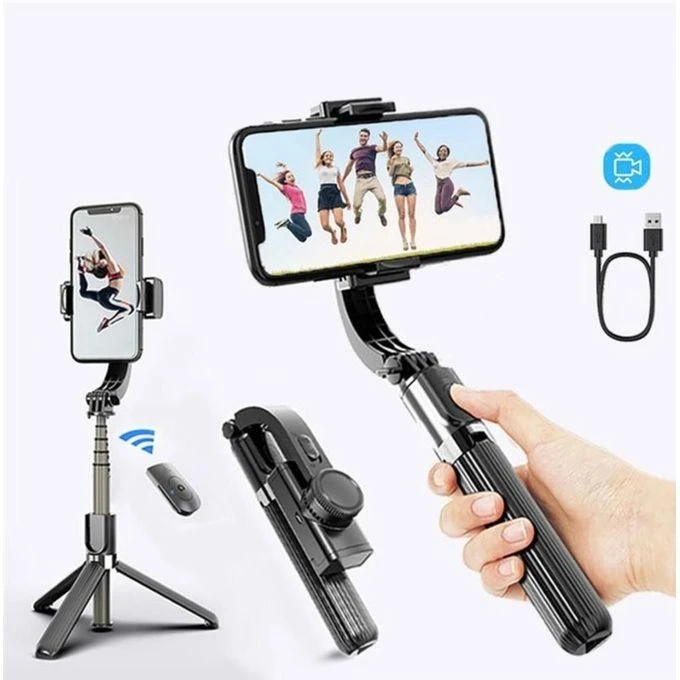 L08 Phone Gimbal Stabilizer Bar Selfie Stick