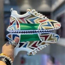 Men's Fashion Casual High Heel Shoes Lightweight Lace-up High Style Designer Fashion Shoes